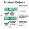 Signmission Hot Surface Sign, 7 in H x 5 in W, Vinyl Decal, Hot Surface Do Not Touch Bilingual OS-2PACK-BC-D-57-L-10029 - alternate 6